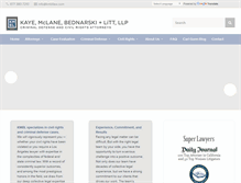 Tablet Screenshot of kmbllaw.com